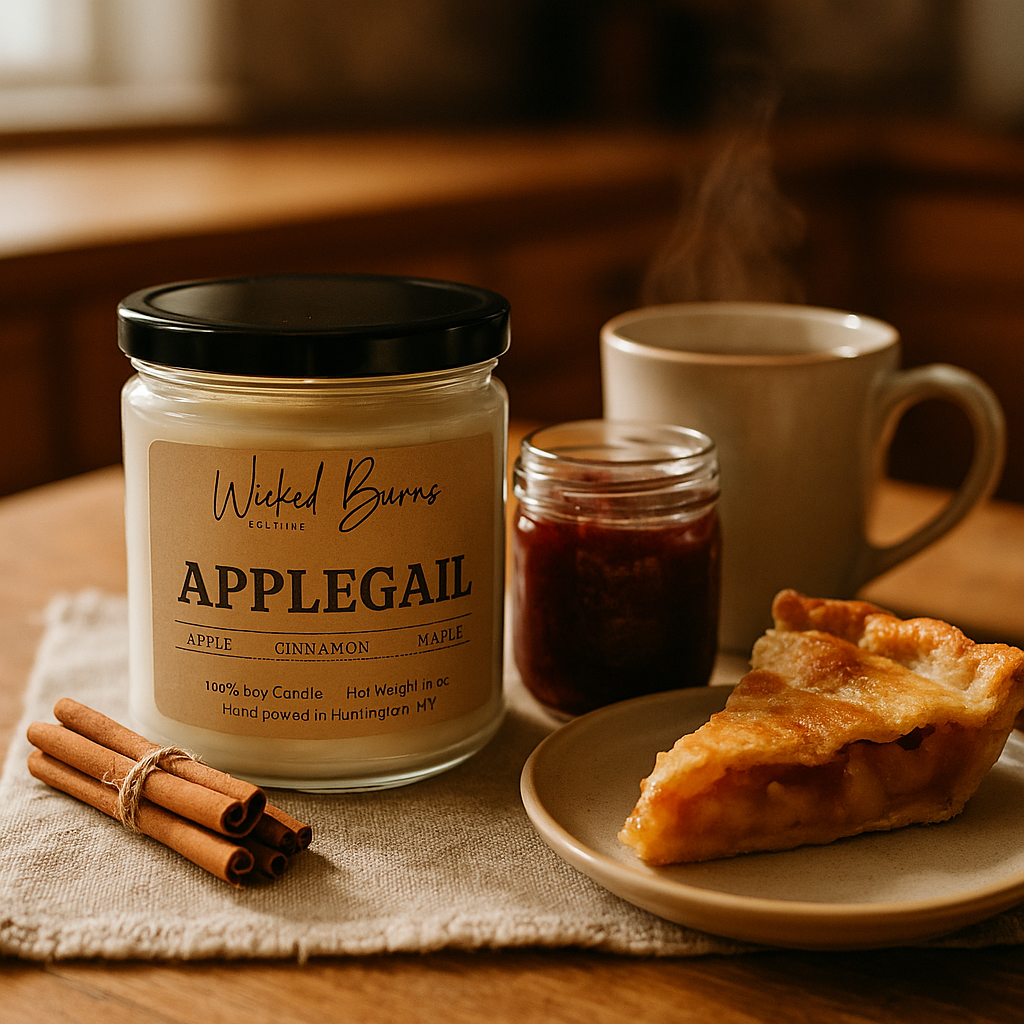 Applegail Candle – Spiced Apple & Cinnamon | Cozy Fall Soy Candle | 8 oz & 13 oz